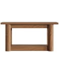 thumbnail image 1 of Resenkos Solid Wood Console Table, Wooden Entryway Side Table, Narrow Sofa Table, Minimalist Living Room Accessory, Sturdy Entryway Furniture, Brown, 1 of 5