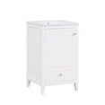thumbnail image 1 of Resenkos Storage Cabinet,Kitchen,Pantry Cabinet,20" Bathroom Vanity with Sink, Bathroom Cabinet with Soft Closing Door, Storage Rack and Drawer, White, 1 of 15