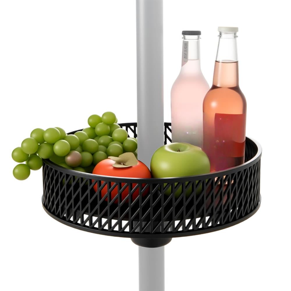 Resenkos Umbrella Base for Patio, Umbrella Stand Outdoor Base,Patio Umbrella Table Tray Adjustable with Storage and Umbrella Poles-Black Resenkos Umbrella Base for Patio, Umbrella Stand Outdoor Base,Patio Umbrella Table Tray Adjustable with Storage and Umbrella Poles-Black