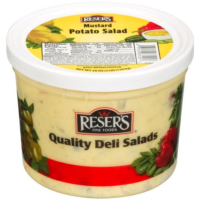Reser's Fine Foods Mustard Potato Salad, 3 lb. Tub (Refrigerated)