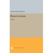 Reservations Poems, Hardcover