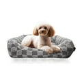thumbnail image 1 of Reserve Checkered Cuddler, Ultra-Soft & Elegant Pet Bed for Dogs & Cats, Designed for Comfort and Durability, 1 of 11
