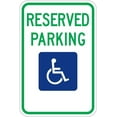 thumbnail image 1 of Reserved Handicap Parking Sign Parking Signs Metal Sign Tin Sign 12x16 Inch - Caution Safety Warning Security Signs Indoor & Outdoor Signs for Home, Office, Work, 1 of 5