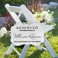 thumbnail image 1 of Reserved In Loving Memory Wedding Sign, Reserved Memorial Sign, Memorial Hanging Chair Sign, Sympathy Gift, Chair Banner In Memory of Loved Ones, 1 of 3