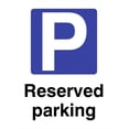 thumbnail image 1 of Reserved Parking P Sign Parking Signs & Permits Metal Sign Tin Sign 12x16 Inch - Caution Safety Warning Security Signs Indoor & Outdoor Signs for Home, Office, Work, 1 of 5