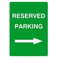 thumbnail image 1 of Reserved Parking Sign Right Arrow Parking Signs & Permits Metal Sign Tin Sign 8x12 Inch - Caution Safety Warning Security Signs Indoor & Outdoor Signs for Home, Office, Work, 1 of 5