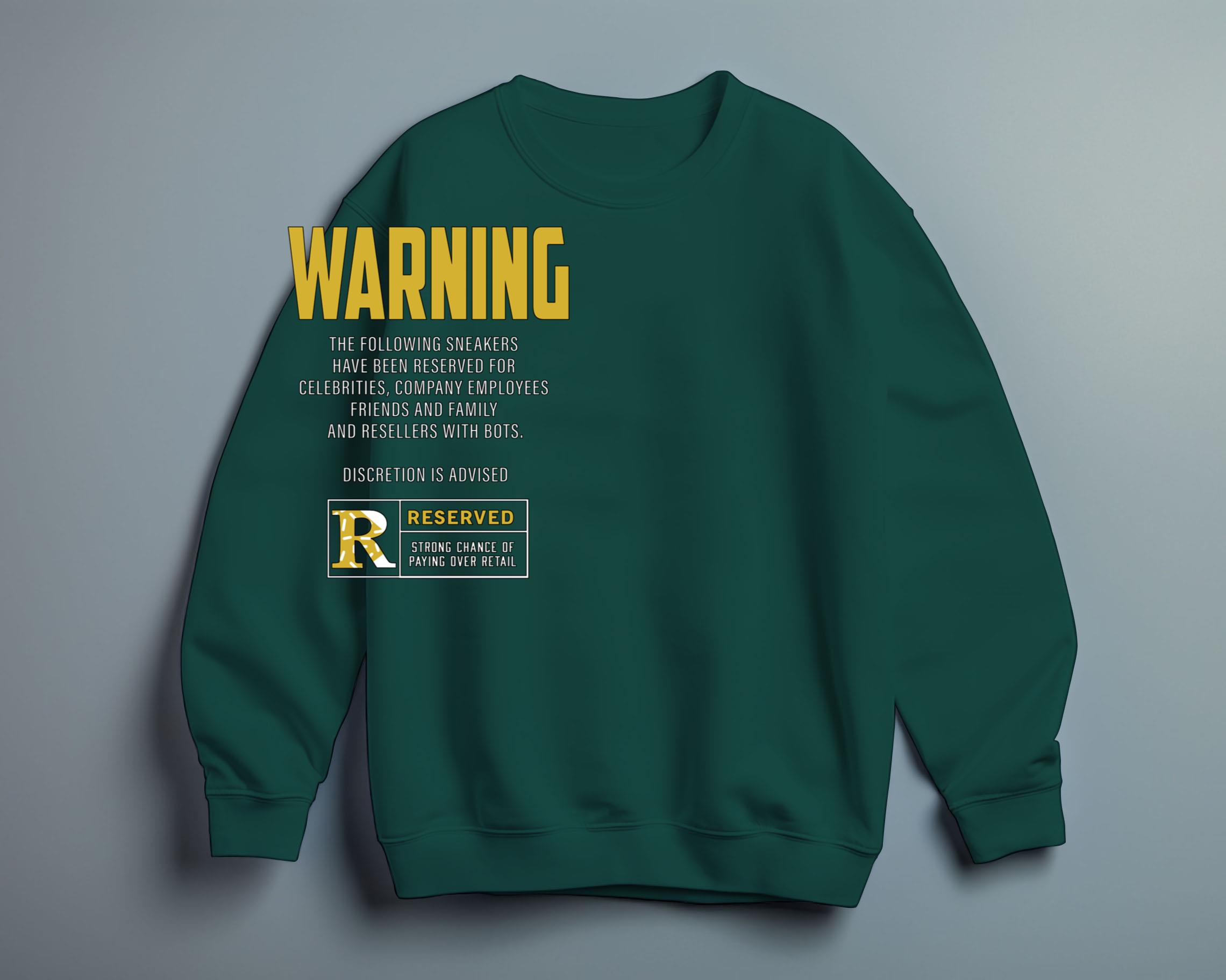 Reserved Sneaker Shirt to Match Jordan 4 Retro Vivid Sulfur AQ9129101