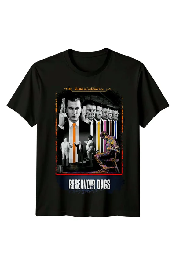 Reservoir Dogs (1992) Movie Poster Inspired T-Shirt Retro Classic Tee Unisex