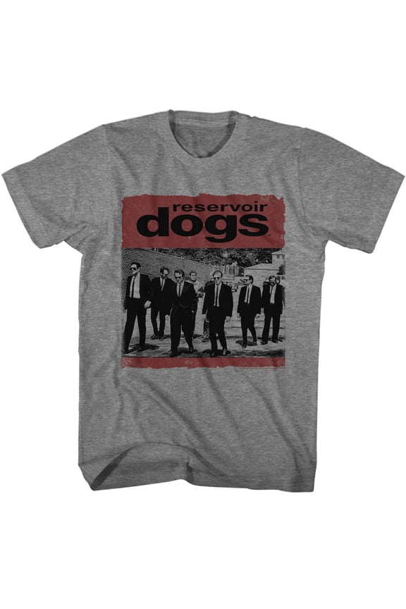 Reservoir Dogs Distressed Box Graphite Heather T-Shirt
