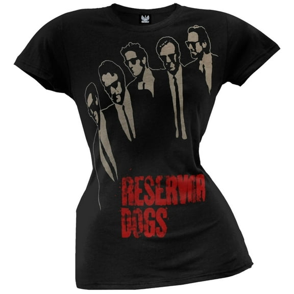 Reservoir Dogs - Flock Logo Juniors T-Shirt - X-Large