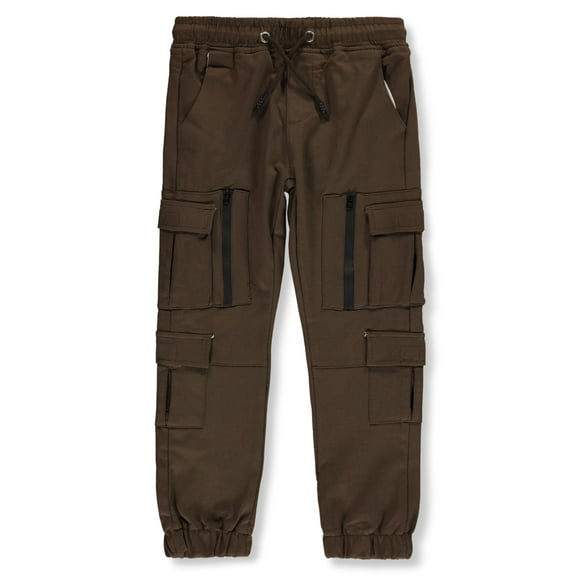 Reset Boys' Tech Twill Joggers Color: brown Size: 18