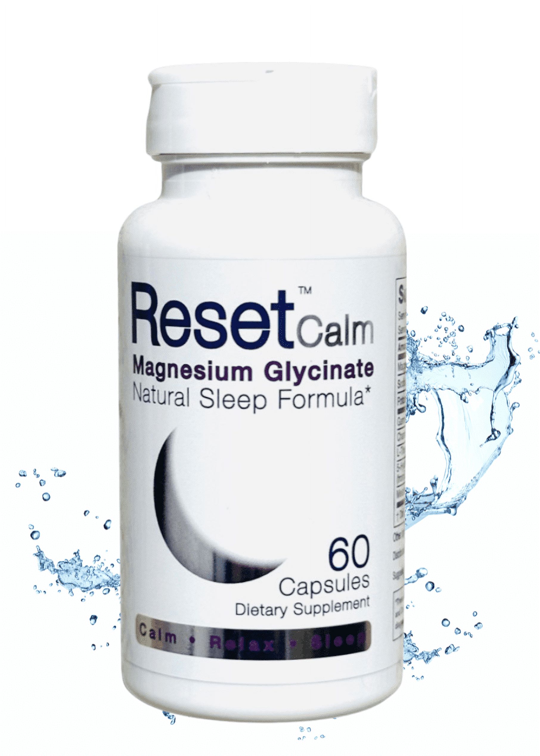 Reset Calm, Night Electrolytes, Magnesium Glycinate, Pink Himalayan