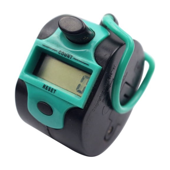 Resettable Clickers Electronic LCD Counter Clickers Counting Tool 4 Digits Multifunction Tasbeeh Counter Portable