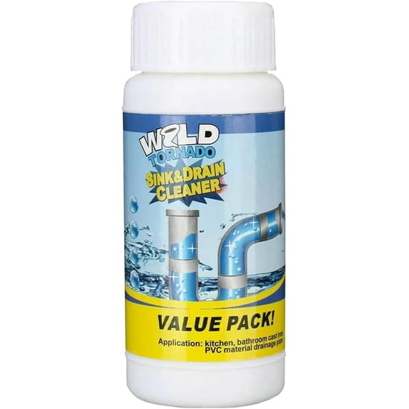 Foam Cleaner, Wild Tornado Sink and Drain Cleaner, Multipurpose Foam Cleaner for Bathroom Toilet Sink Pipes (1 PCS)