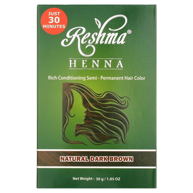 Reshma 30 Minute Henna Natural Dark Brown Walmart