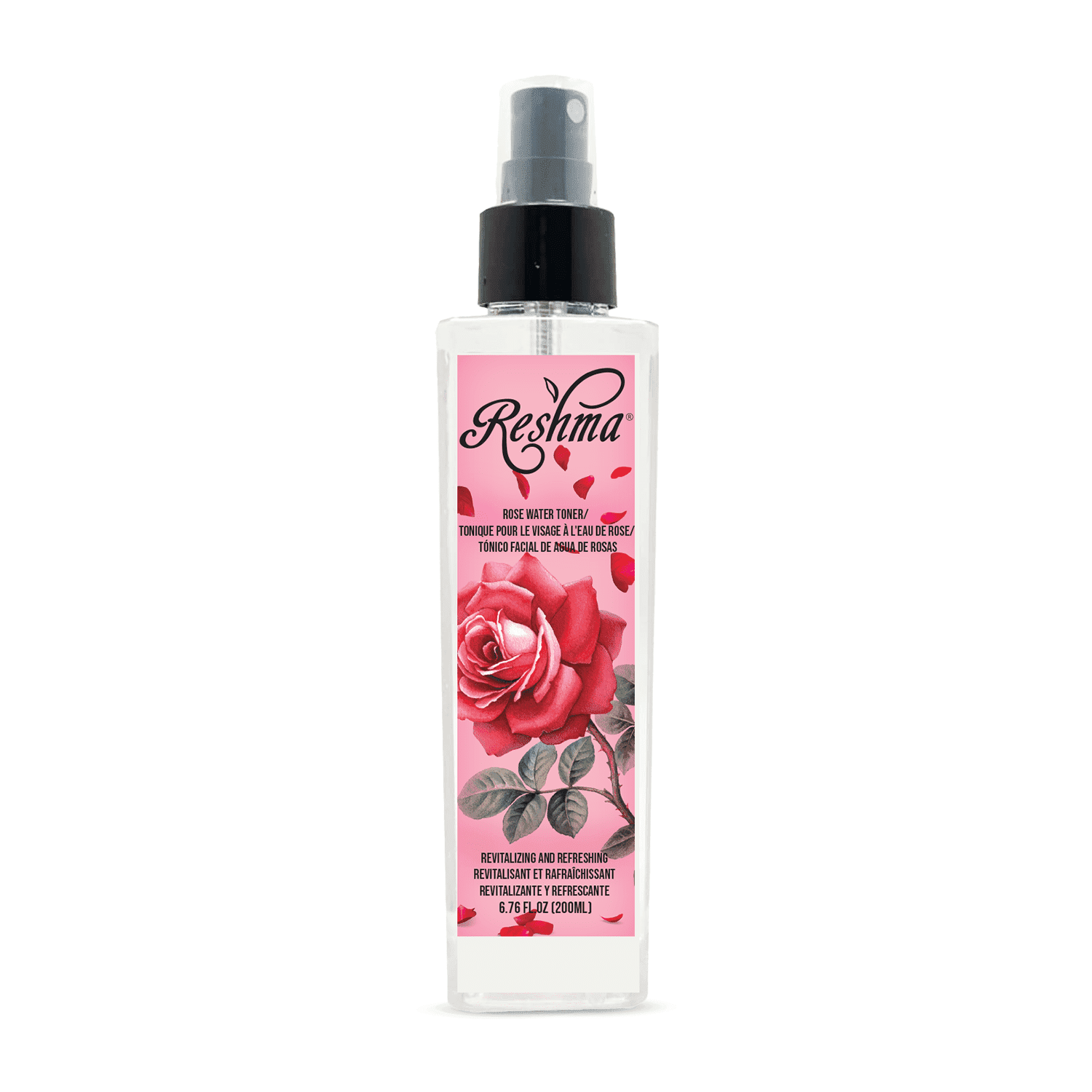 Reshma Beauty Rose Water Toner | Hydrating Mist for All Skin Types and Hair Types| Plant-Based Facial Toner |No Dye and Alcohol Free| for Daily Use and Cruelty Free (Pack of 1)
