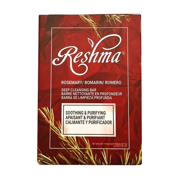 Reshma Beauty Rosemary Soap | Infused with Rosemary Oil and Olive Oil | Anti-Aging Face & Body Soap Bar |Suitable for Normal to Dry Skin | Calming and Rejuvenating |(Pack Of 1)