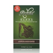 Reshma Henna Permanent Hair Color, Rich Conditioning, Natural Dark Brown 1.05 Oz