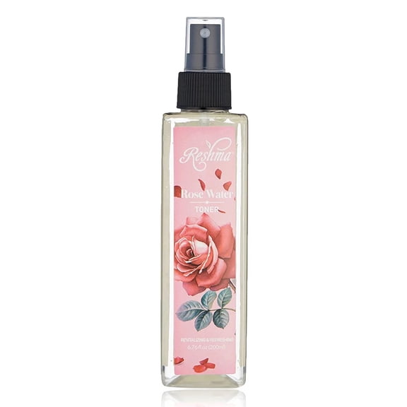Reshma Rose Water Revitalizing Face Toner, 6.76 Oz..
