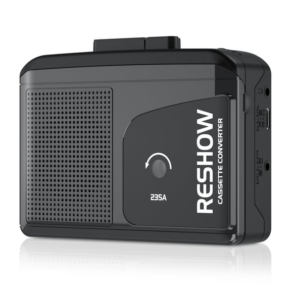 Reshow Walkman Cassette Player, Portable Recorder, Audio Cassette to Digital Converter, Noise Reduction