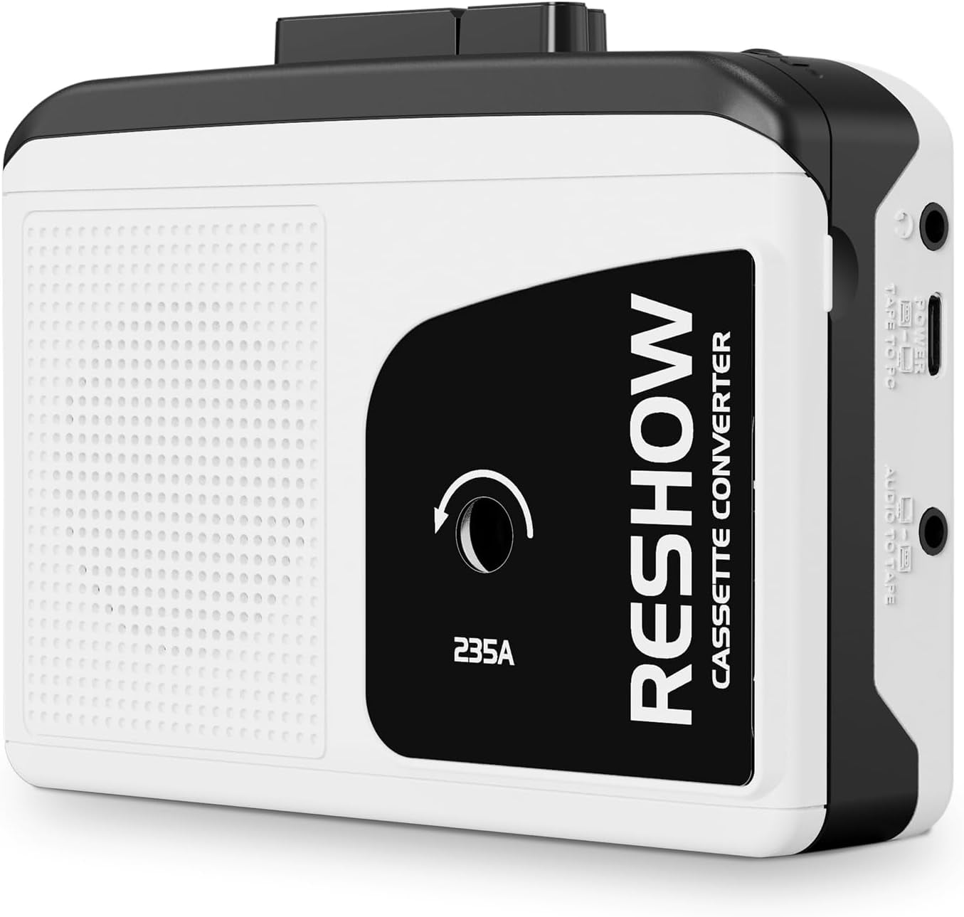 Reshow Portable Cassette Player with Builtin Speaker and Headphone