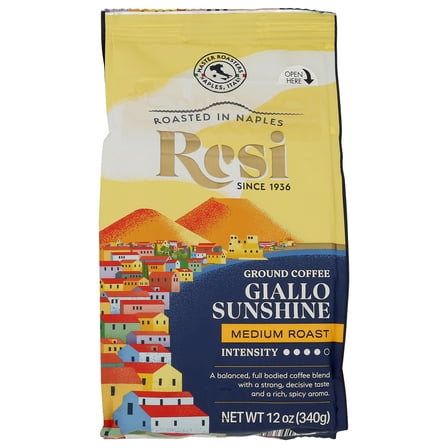 Resi Coffee Ground Giallo Sun 12 oz (Pack of 6)