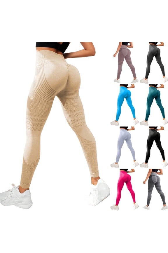 3D Leggings Compression, Women' s High Waisted Compression Leggings, Butt Lifting Workout Leggings, Purple 3XL