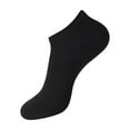 thumbnail image 1 of Resicozy 6 Pcs Womens Low Cut Ankle Running Socks No Show Athletic Cotton Socks Non Slip Lightweight Socks for Sport Workout Yogas Black, 1 of 5