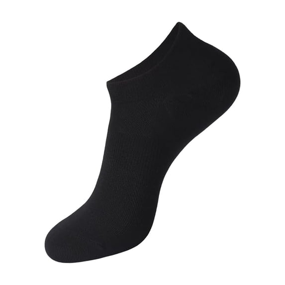 Resicozy 6 Pcs Womens Low Cut Ankle Running Socks No Show Athletic Cotton Socks Non Slip Lightweight Socks for Sport Workout Yogas Black
