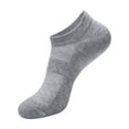 thumbnail image 1 of Resicozy 6 Pcs Womens Low Cut Ankle Running Socks No Show Athletic Cotton Socks Non Slip Lightweight Socks for Sport Workout Yogas Gray, 1 of 6