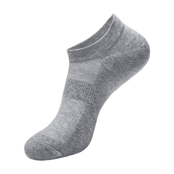Resicozy 6 Pcs Womens Low Cut Ankle Running Socks No Show Athletic Cotton Socks Non Slip Lightweight Socks for Sport Workout Yogas Gray
