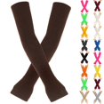 thumbnail image 1 of Resicozy Arm Warmers Women, Women's Long Stretchy Fingerless Gloves with Thumb Hole Knit Arm Sleeves for Women Y2k Coffee, 1 of 3