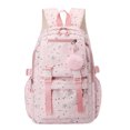 thumbnail image 1 of Resicozy Backpack for Teen Casual Cute Printed Backpack Book Bag Pink, 1 of 8