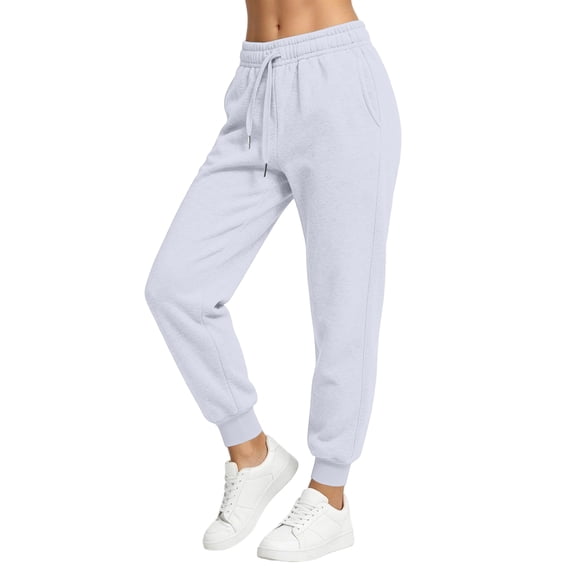 Resicozy Baggy Sweatpants Women 2026 Hight Waisted Drawstring Fall Pants Ladies Lounge Joggers Pockets White 2XL