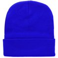 thumbnail image 1 of Resicozy Beanie for Men Winter Hats Cuffed Knit High Stretch Soft Comfortable for Winter Outdoor Sports Blue, 1 of 2