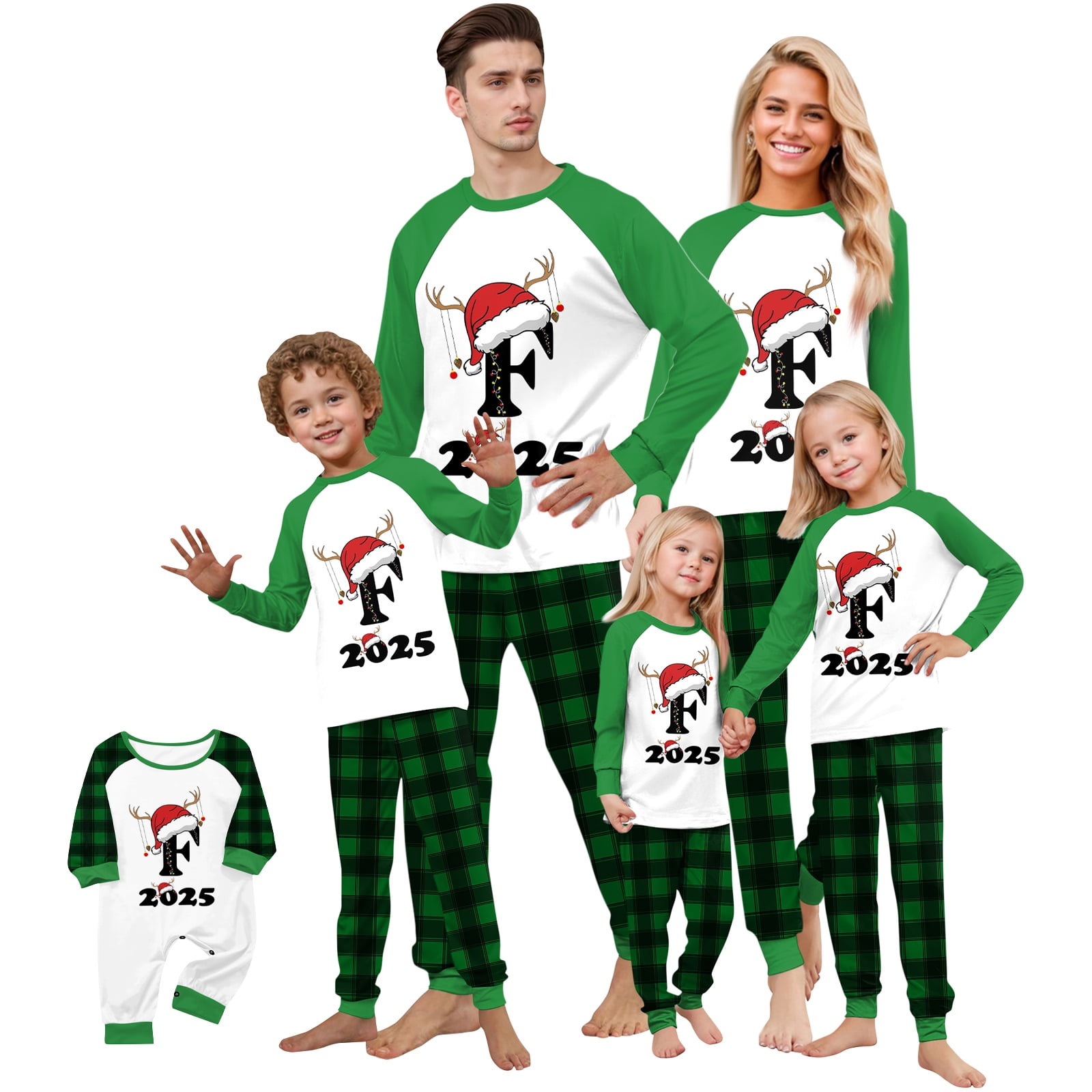 Resicozy Family Christmas Pajamas Matching Sets 2025 Fashion Cute Xmas ...