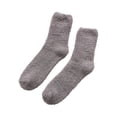 thumbnail image 1 of Resicozy Fuzzy Socks for Men Cozy Slipper Socks Sleeping Sock Soft Fuzzy Slipper Socks Cute Colors Plush Home Sleeping Socks Light Gray, 1 of 3