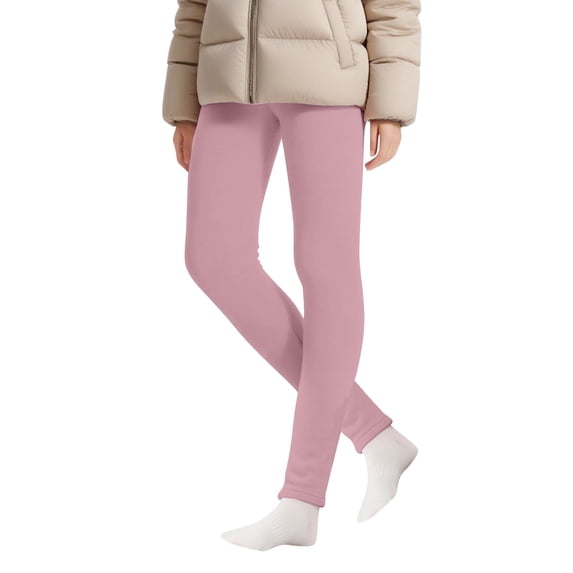 Resicozy Girls Fleece Leggings Tights Athletic Yoga Pants Warm Winter Clothes for Kids 2-15 Years 160