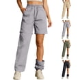 thumbnail image 1 of Resicozy Hiking Pants Women Convertible Lightweight Zip Off Pants Casual Fashion Outdoor Stretch Pants with Pocket Black XL, 1 of 10