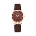 thumbnail image 1 of Resicozy Ladies Watches Leather Strap Wrist Watches Dial Arabic Numerals Watch with Leather White Strap E One Size, 1 of 3