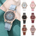 thumbnail image 1 of Resicozy Leather Women Watches Ladies Dress Quartz Date Classic Leather Strap Female Wrist Watch 2026 Pink, 1 of 4