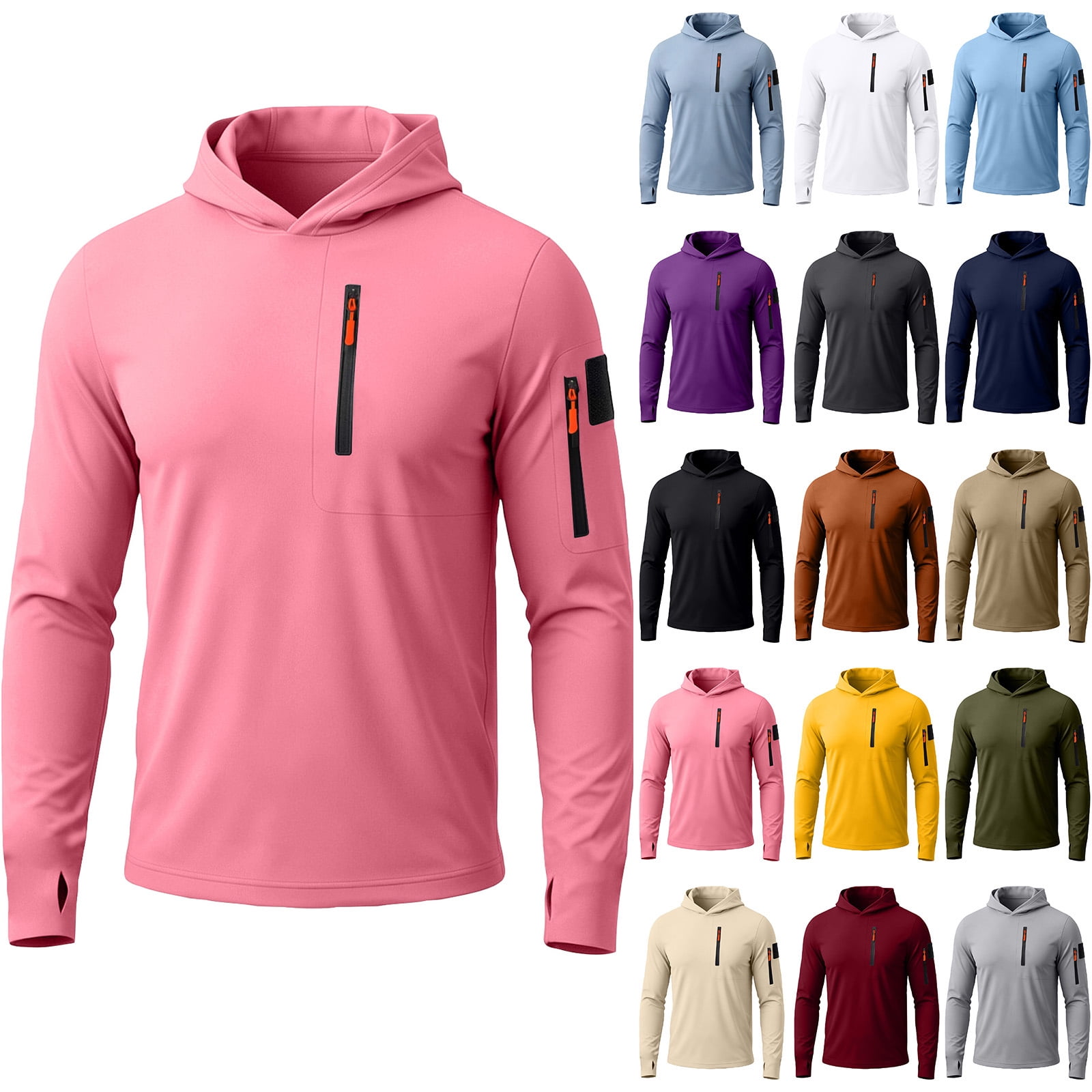 Resicozy Long Sleeve Shirts Men Sun Shirts 2026 Summer Lightweight
