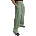 thumbnail image 1 of Resicozy Men's Baggy Sweatpants Casual Fashion Wide Leg Lounge Sweat Pants with Pockets 2026 Light Green XL, 1 of 9