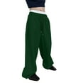 thumbnail image 1 of Resicozy Men's Baggy Wide Leg Sweatpants Straight Leg Casual Pants Elastic Waist Athletic Workout Jogger Sweat Pants Fall Winter Dark Green M, 1 of 4