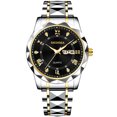 thumbnail image 1 of Resicozy Men's Watches Quartz Stainless Steel Casual Watches Day Date Wrist Watch, 1 of 2