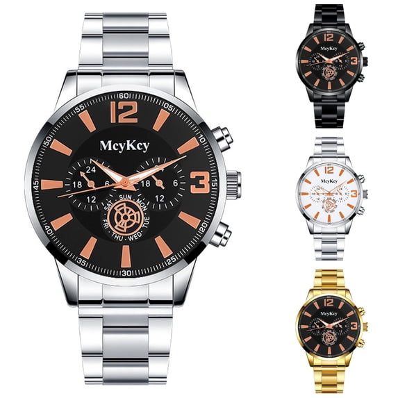Resicozy Men's Watches Ultra Slim Mens Watch Stainless Strap Quartz Men's Wrist Watch Classic Watch for Men