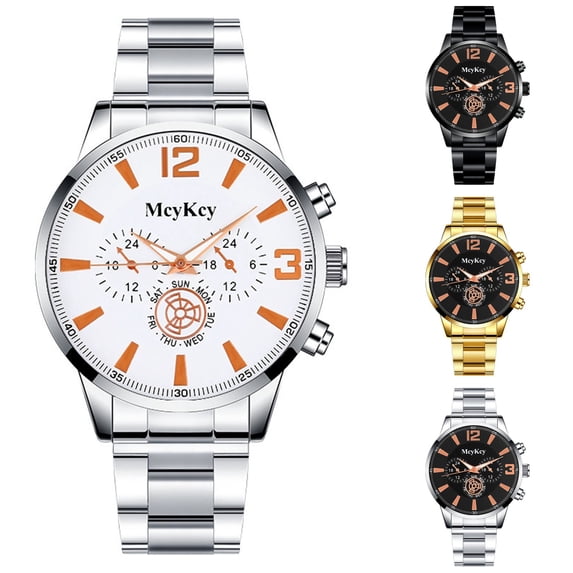 Resicozy Men's Watches Ultra Slim Mens Watch Stainless Strap Quartz Men's Wrist Watch Classic Watch for Men