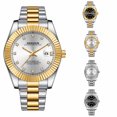 thumbnail image 1 of Resicozy Men’s Wrist Watch Stainless Steel Business Dress Watch with Date Waterproof Classic Casual Wristwatch B One Size, 1 of 4