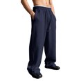 thumbnail image 1 of Resicozy Mens Baggy Sweatpants Baggy Casual Straight Wide Leg Sweat Pants Athletic Workout Gym Jogger with Pockets Dark Blue S, 1 of 9
