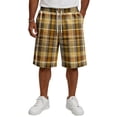 thumbnail image 1 of Resicozy Mens Casual Plaid Shorts 2026 Casual Relaxed Fit Elastic Waist Drawstring Short with Pockets Yellow 2XL, 1 of 5